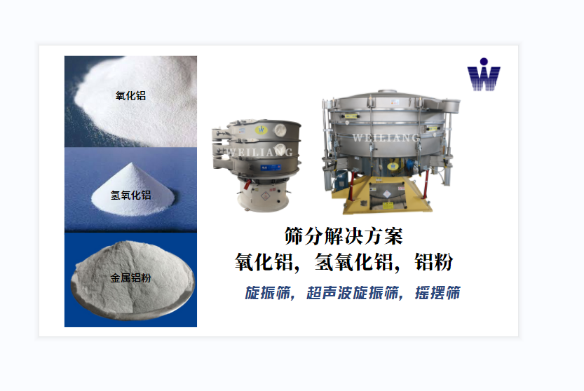 氧化鋁、氫氧化鋁、金屬鋁粉篩分案例